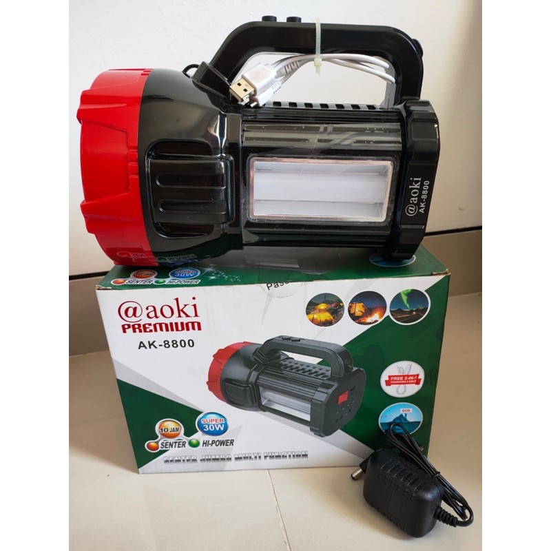 SENTER JUMBO 30watt + POWERBANK AOKI AK-8800