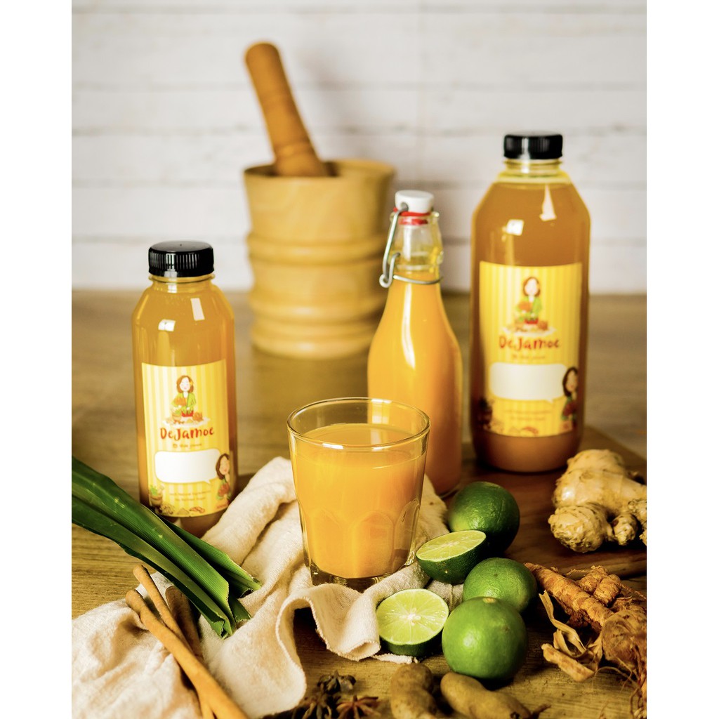 JAMU TRADISIONAL 1000ML KUNYIT  ASAM TEMULAWAK PANDAN 