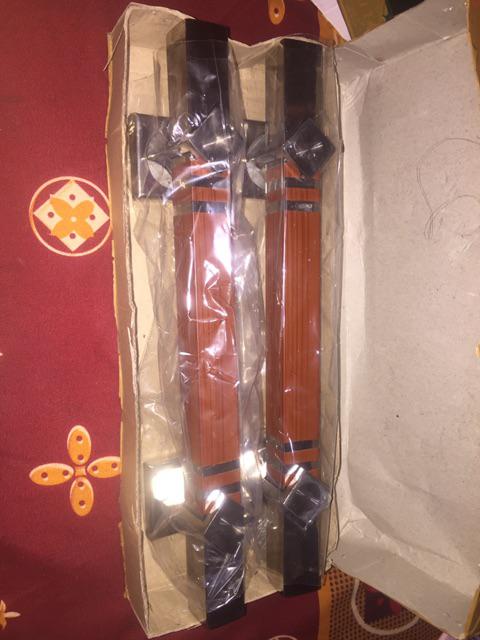 Handle Pintu Rumah Ktk Spb Tg Panjang 33 Cm Coklat Kombinasi Tarikan Pintu Gagang Pintu Kunci Pintu
