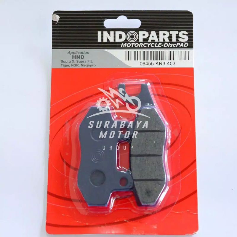 Discpad Depan Supra Tiger Mega Pro Ninja RR150 (Kampas Rem Cakram Depan)