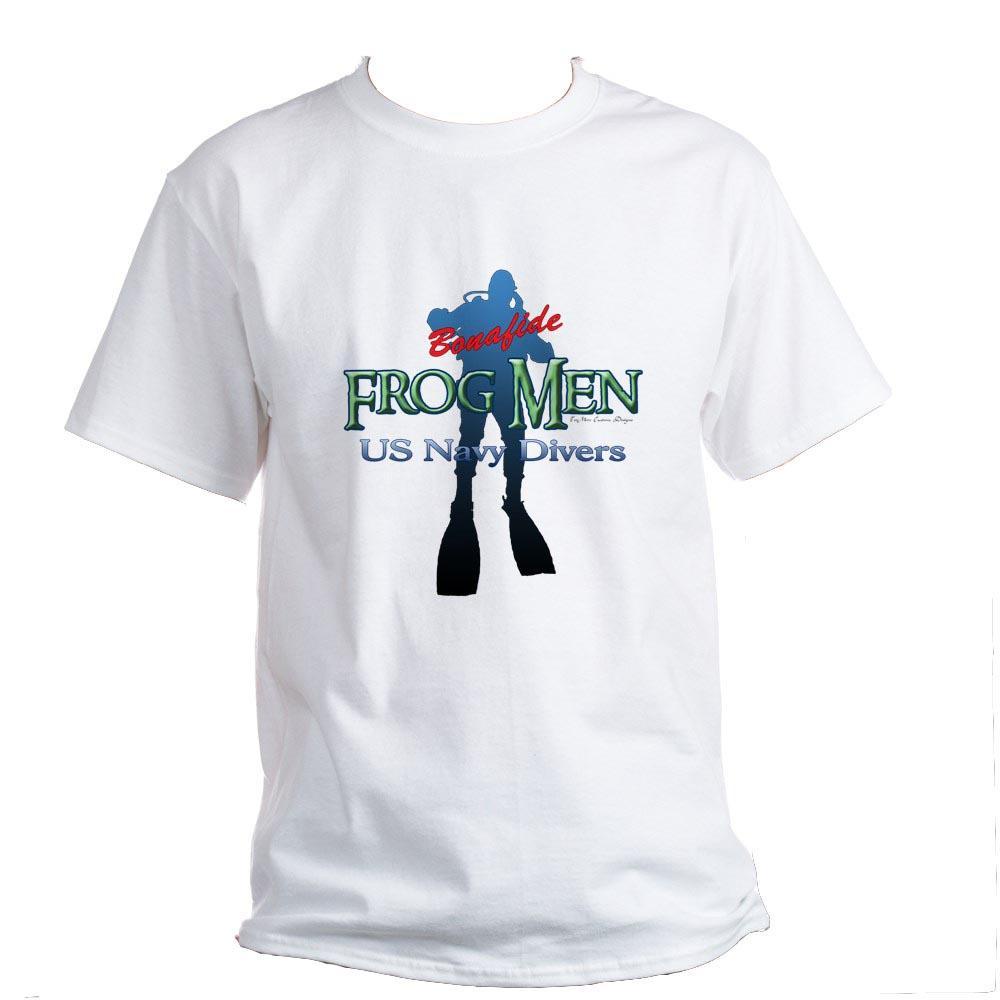 Us Navy Frog Men Kaos Custom Adem