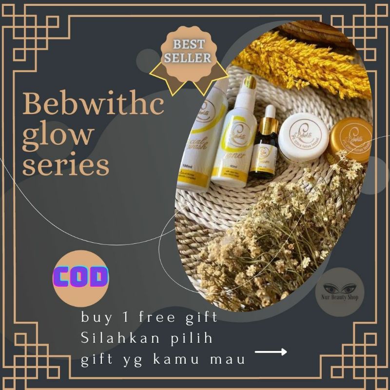 paket skincare glowing bebwhite c bbc glow series formula forte kemasan baru bpom original ori cod