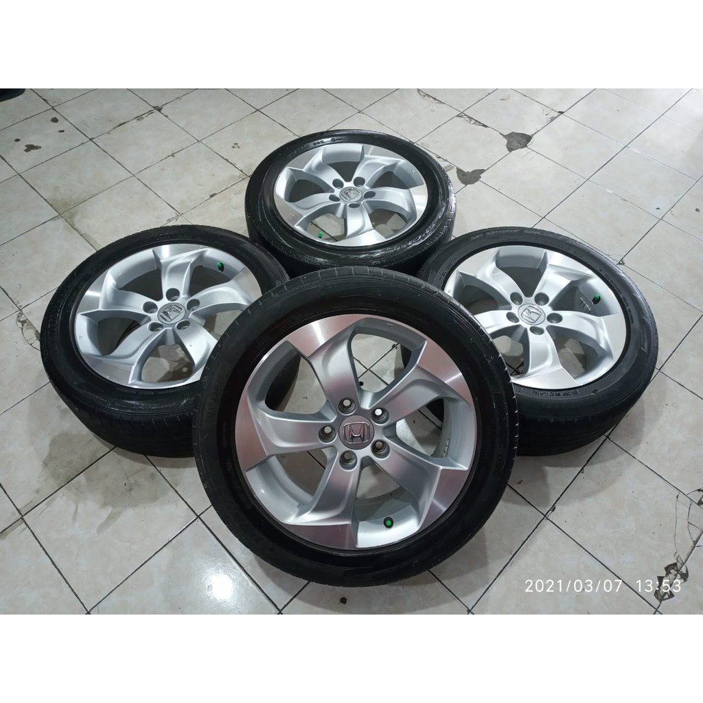 velg mobil bekas crv ring 17x7 pcd 5x114 seken mruah plus ban