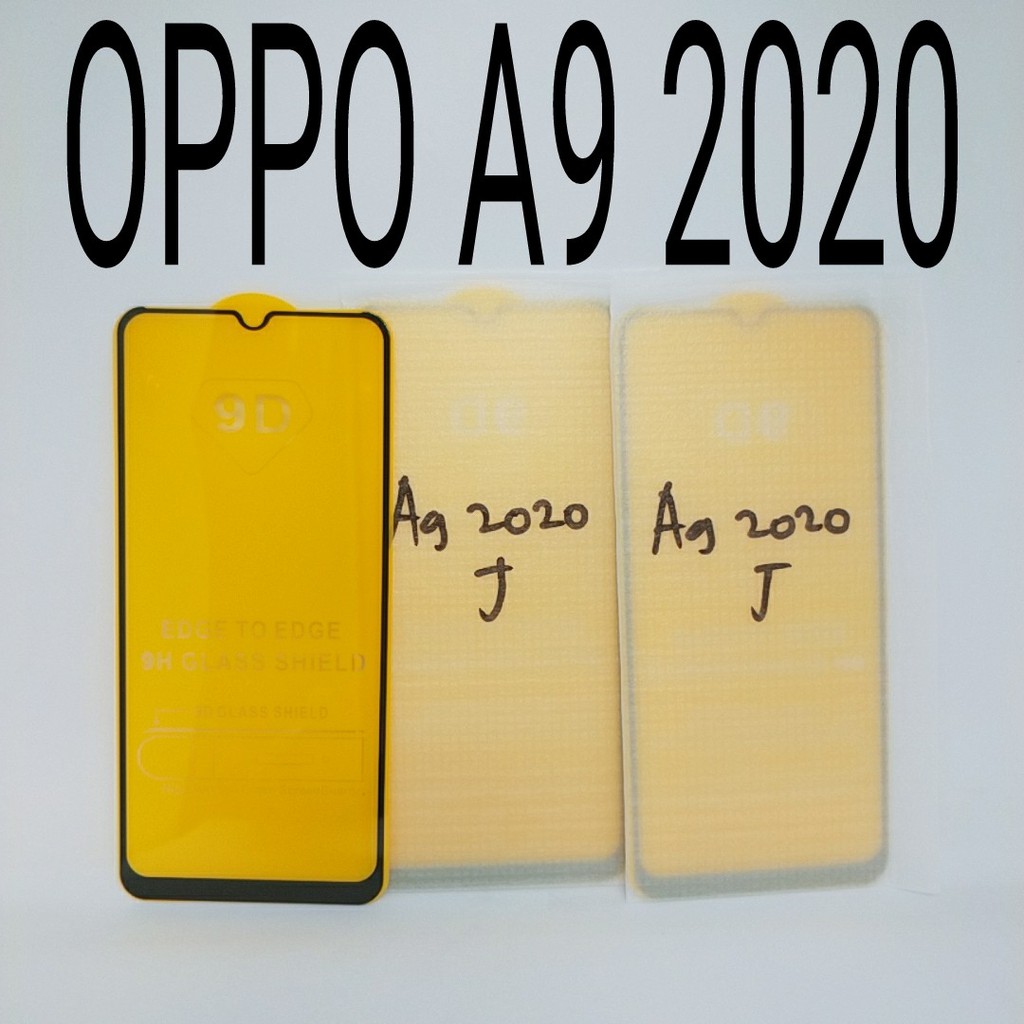 TEMPERED GLASS OPPO A9 2020 FULL 5D GLASS NON PACKING