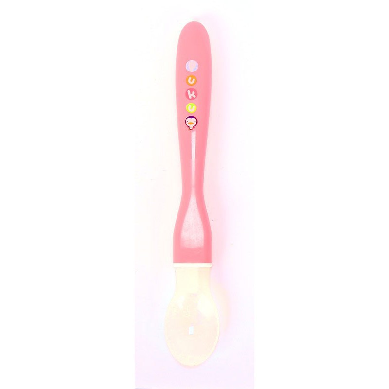 Puku Soft Silicone Spoon - Pink