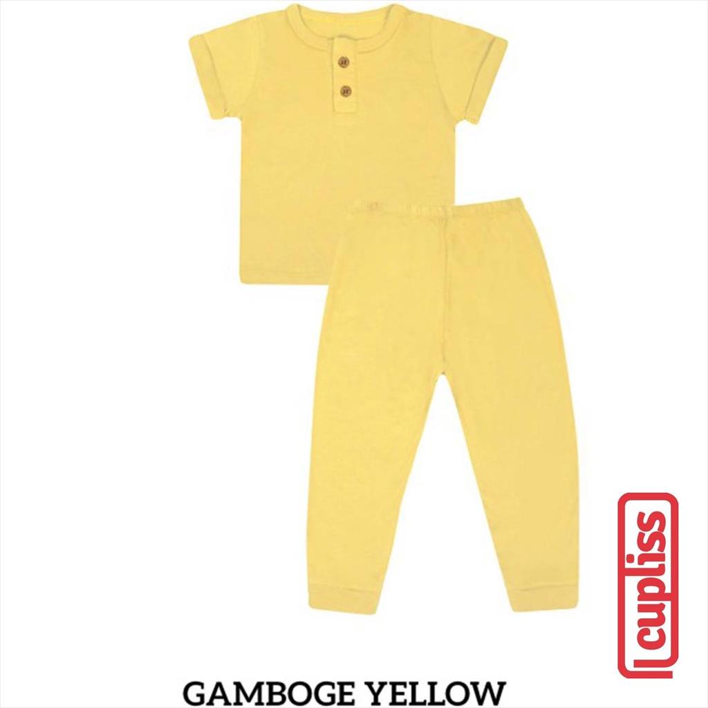 Little Palmerhaus Play Set Gamboge Yellow Piyama Anak