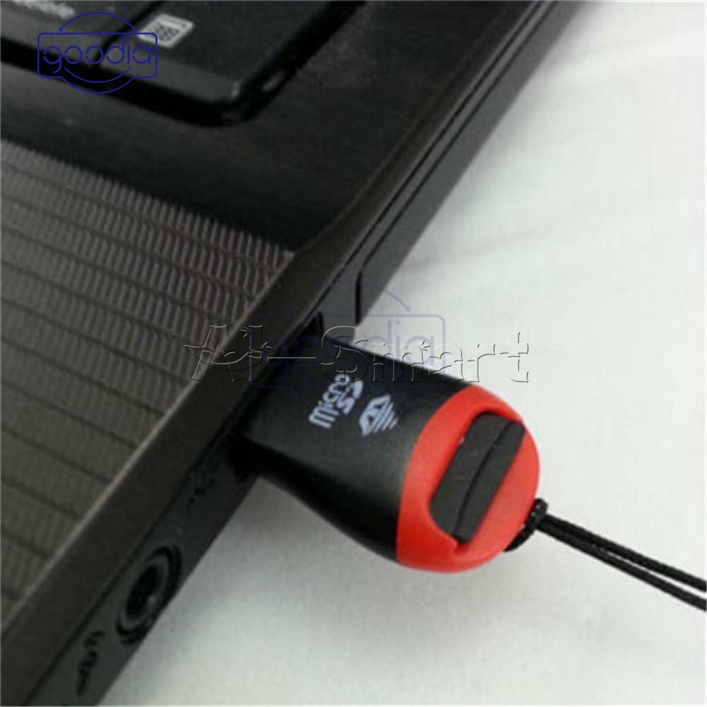 [IN STOCK/COD]  1PCS High Speed USB 2.0 Mini SDHC Micro SD T-Flash TF M2 Memory Card Reader AS