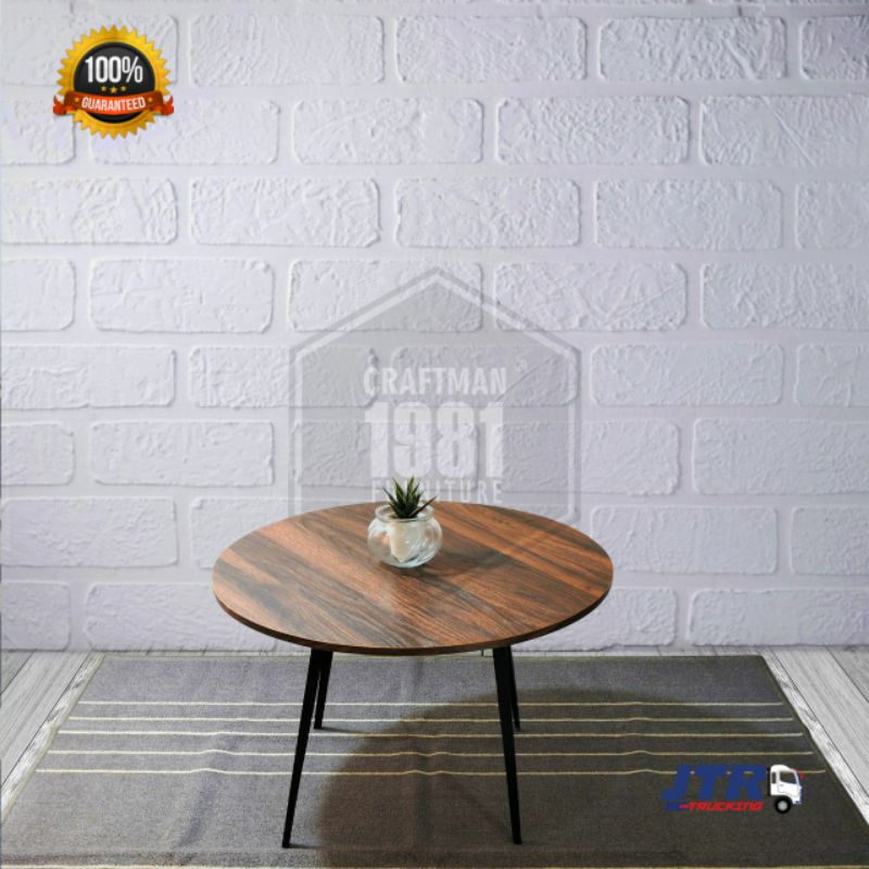 meja bulat meja tamu / meja lesehan kopi / meja pendek lantai
