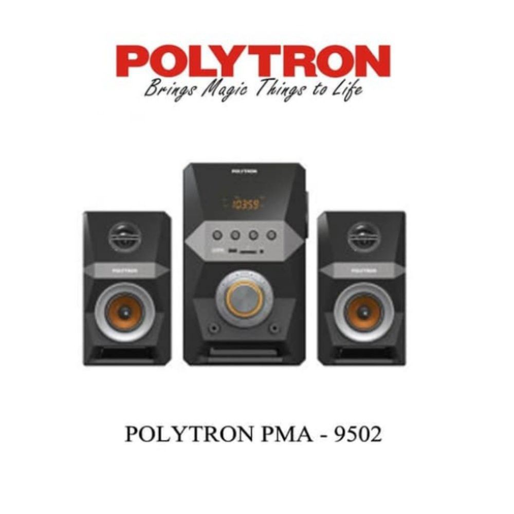 [SUSE] SPEAKER POLYTRON PMA 9502 USB BLUETOOTH MULTIMEDIA AUDIO SPIKER AKTIF ACTIVE