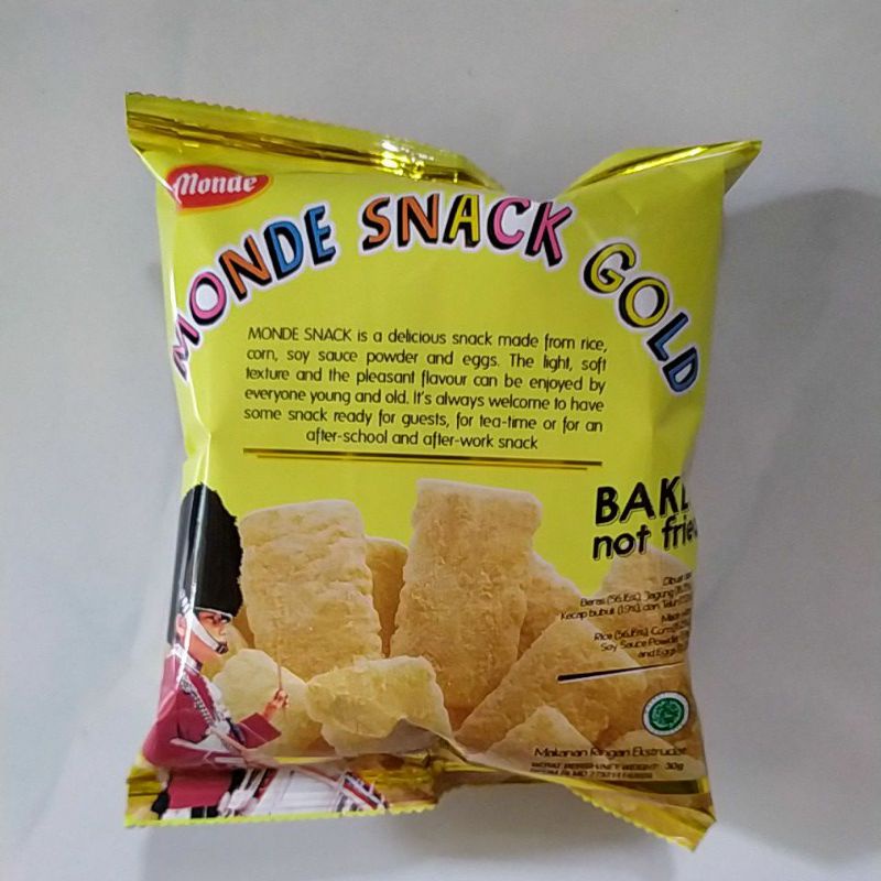 

Monde Snack Gold Baked 30g