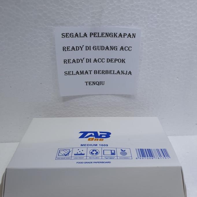 PAPER LUNCH BOX SIZE M KOTAK MAKAN TAKE AWAY BOX KOTAK DUS MAKAN NASI