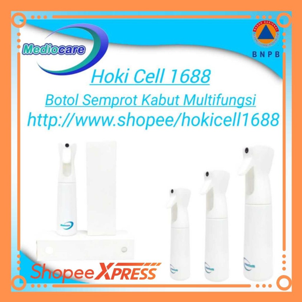 Mediocare Botol Semprot Kabut Baik Terus Menerus Kabut Sprayer Botol Multifungsi 300ml