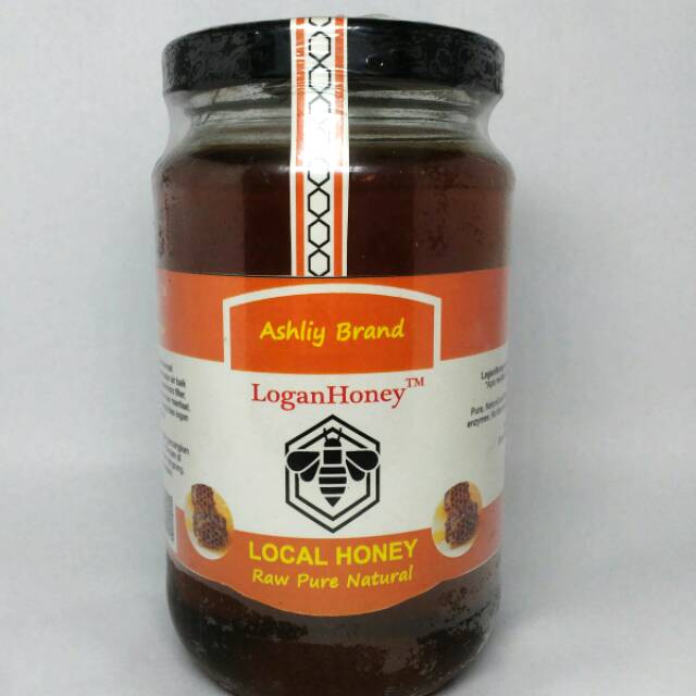 

LoganHoney - ASHLIY Brand 360 ml - Madu Bunga Kelengkeng Asli Murni Mentah - Raw Honey Pure Natural