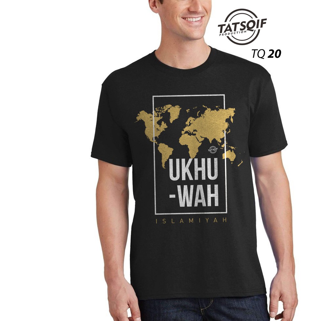 Kaos Dakwah Islami Muslim Pria Anak Islam Distro Santri Yuk Ngaji Tauhid Hijrah TQ 20