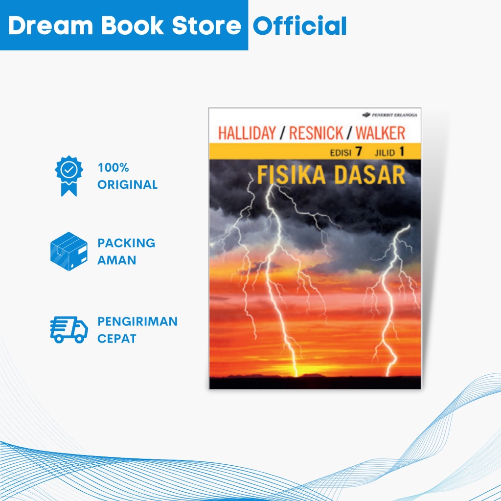 Jual Buku Fisika Dasar HALLIDAY, RESNICK & WALKER Jilid 1 Edisi 7 ...