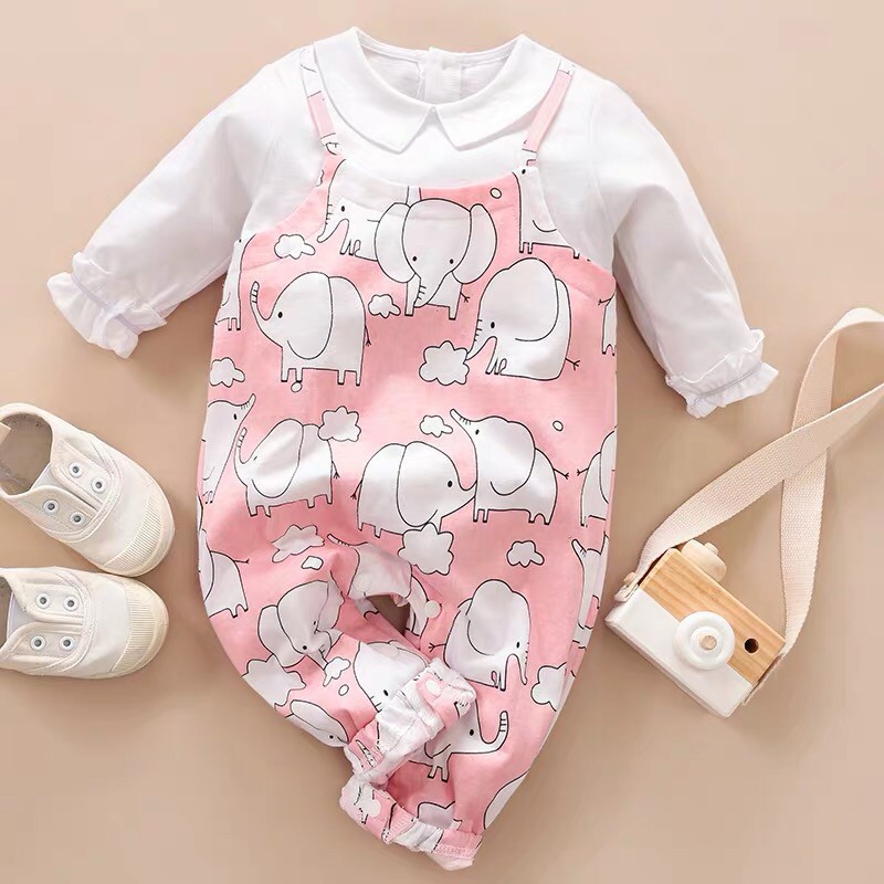 0-18 bln PAKAIAN BAYI [Premium Impor] BAJU ANAK JUMPER JUMPSUIT ROMPER PEREMPUAN YY F