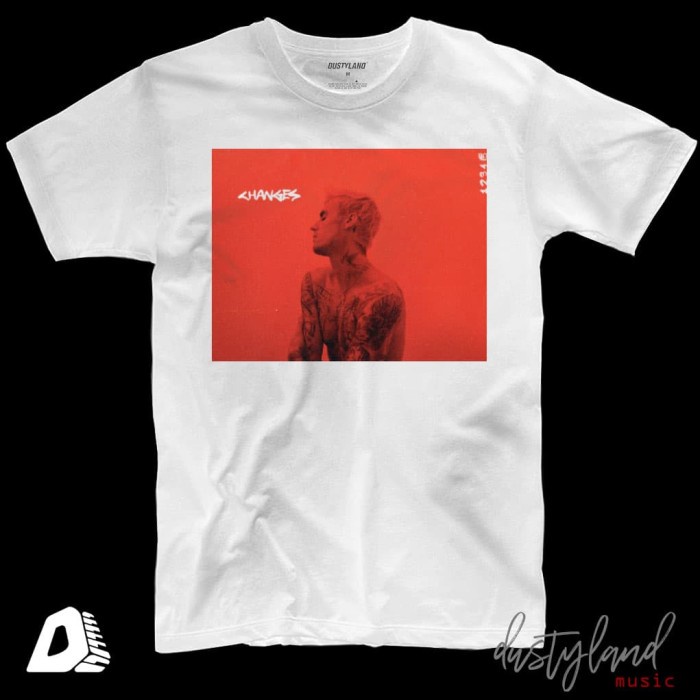 Kaos Musik JUSTIN BIEBER - CHANGES