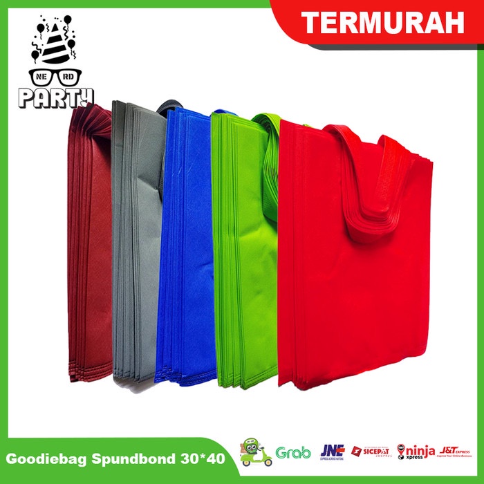 

Goodie Bag Spundbond 30 x 40 / Tas Spundbond / Tas Pesta / Tas Belanja