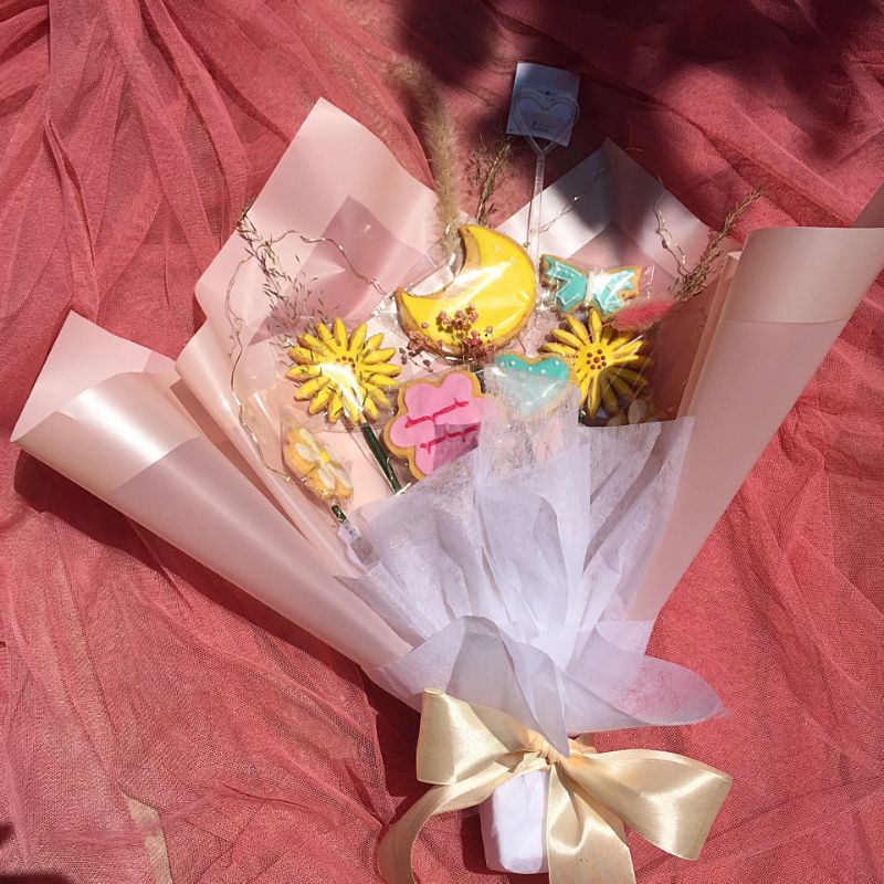 

BOUQUET COOKIES BUKET COOKIES HADIAH PACAR KADO ULANG TAHUN COOKIES TUMBLER