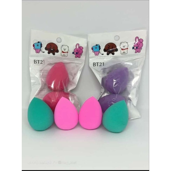 BEAUTY BLENDER ISI 2 pack PLASTIK(TELOR/GUCCI)