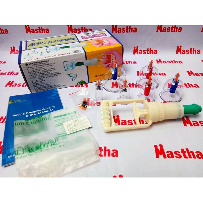 Bekam Kangzhu Cupping Kit - Alat Kop / bekam / 6 Cop