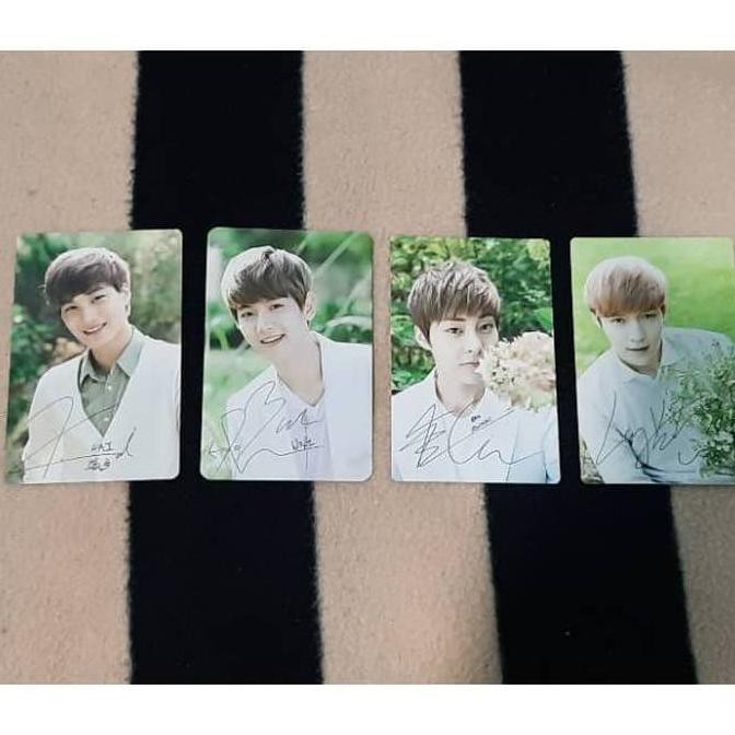 BEST SELLER EXO VERY RARE EXO PHOTOCARD - BAEKHYUN KAI FROM NATURE REPUBLIC TAHUN 2013