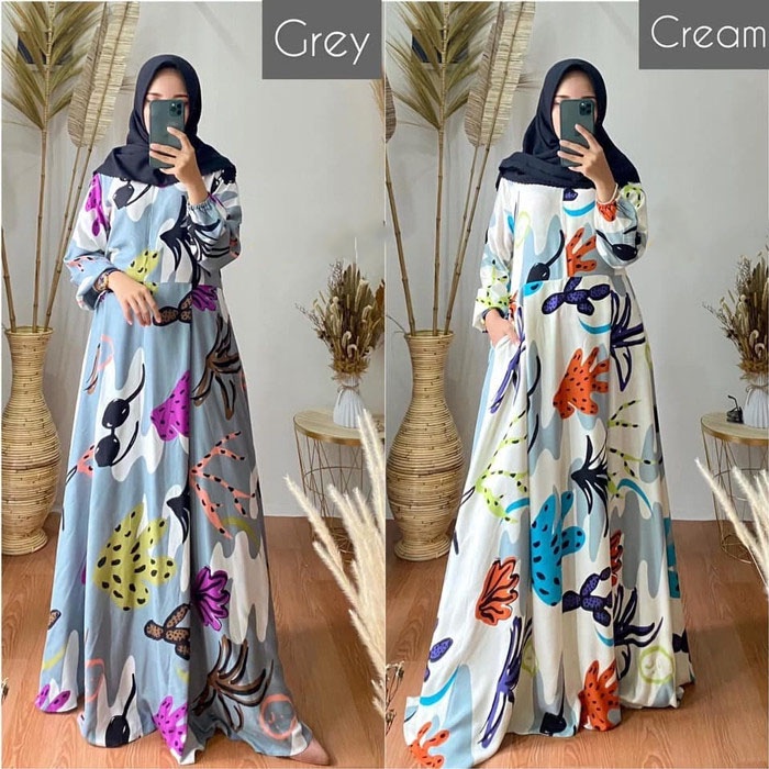 YD FASHION- Gamis Kaktus Wanita Kekinian Terbaru