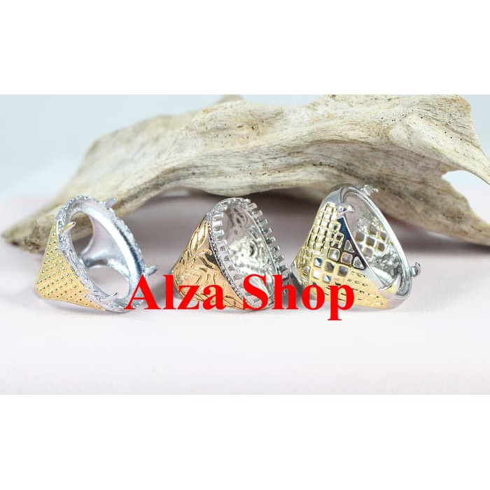 Emban Cincin Akik Rodium Cowok Kodian.