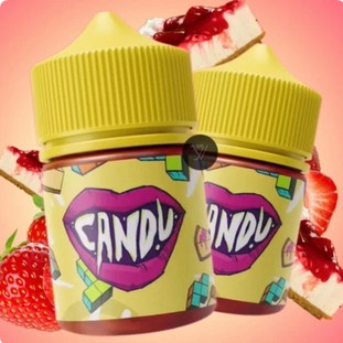 Candu V1 Strawberry Cheesecake 60ML by Awkarin - Liquid Candu V1