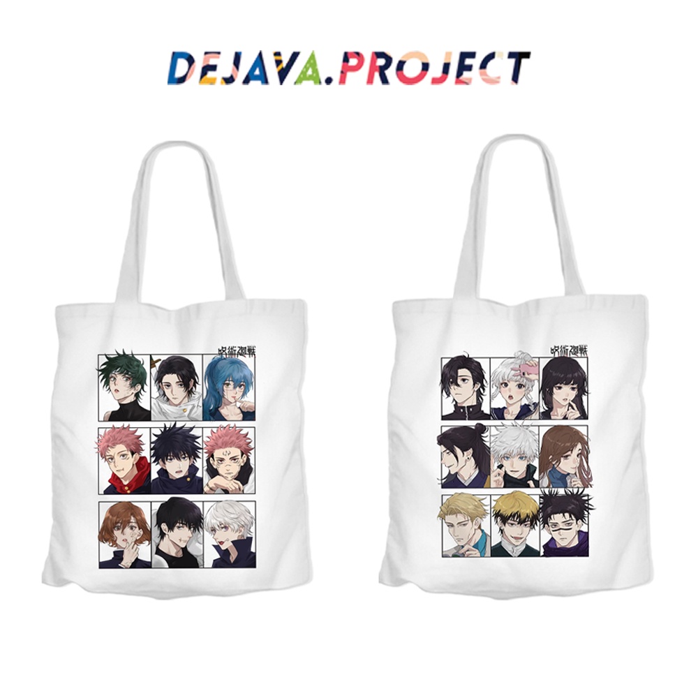 TOTEBAG ORIGINAL DEJAVA KUALITAS TOTEBAG  KANVAS TERBAIK ANIME JUJUTSU KAISEN GOJO SATORU KEREN TERBARU