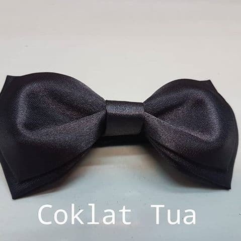 Dasi Kupu - Coklat Tua