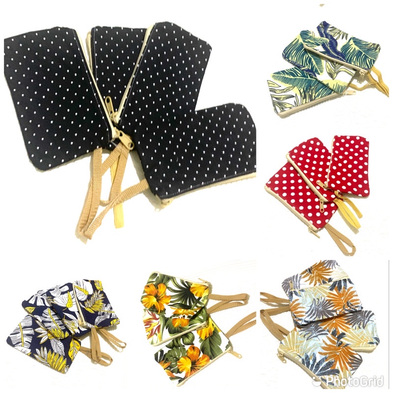 Pounch Makeup Lucu Mini Aesthetic / Dompet Koin Kanvas