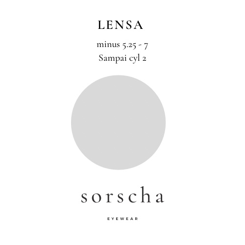 Pemasangan lensa minus 5.25 - 7.00