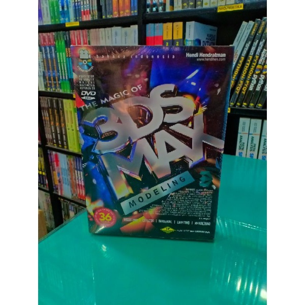 ORIGINAL BUKU THE MAGIC OF 3D STUDIO MAX MODELING + DVD