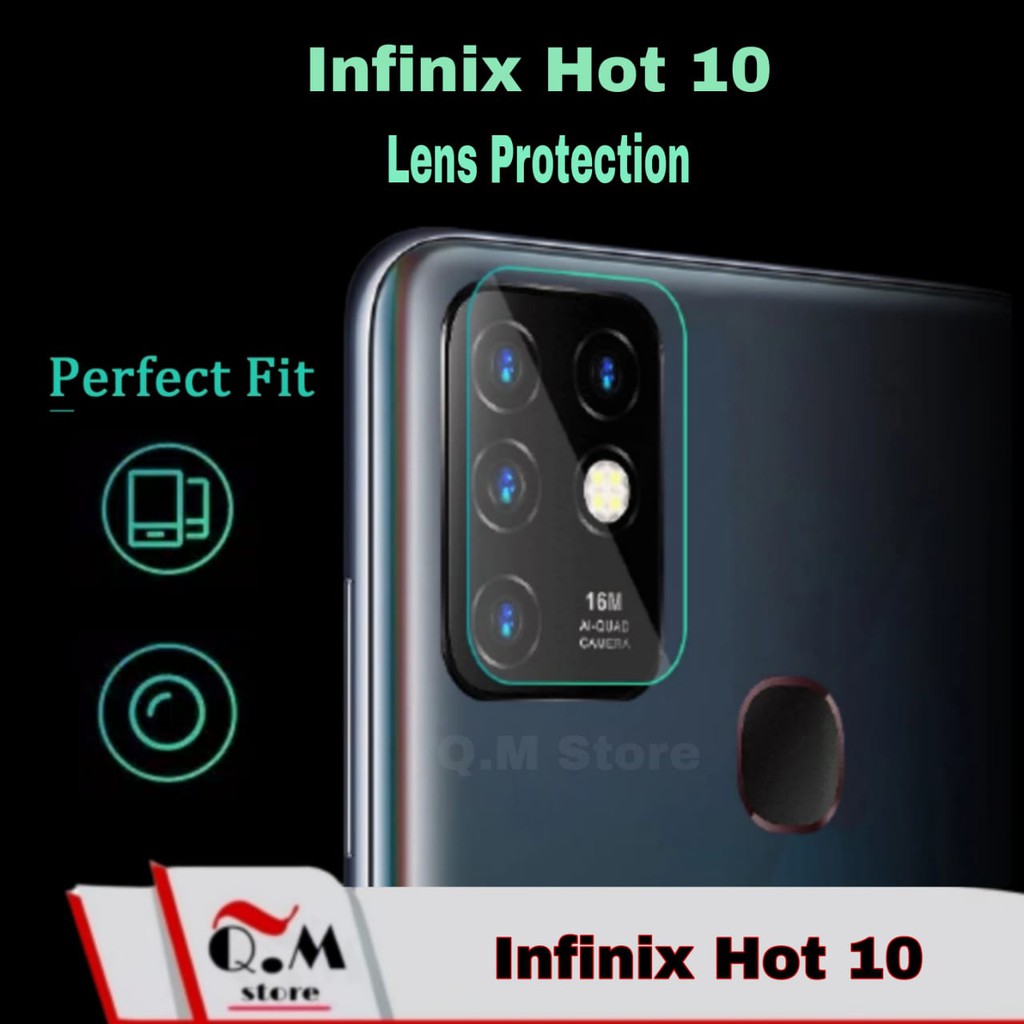 Tempered Glass Camera Infinix HOT 11S NFC / Hot 12 Pro / Note 11 NFC / 10 Pro / Note 8 / INFINIX HOT 10S / 10 / 11 / 10 Play Lensa Camera Belakang