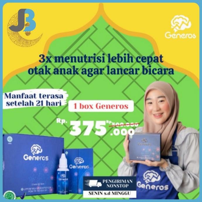 generos speech delay original anak nutrisi otak Lc
