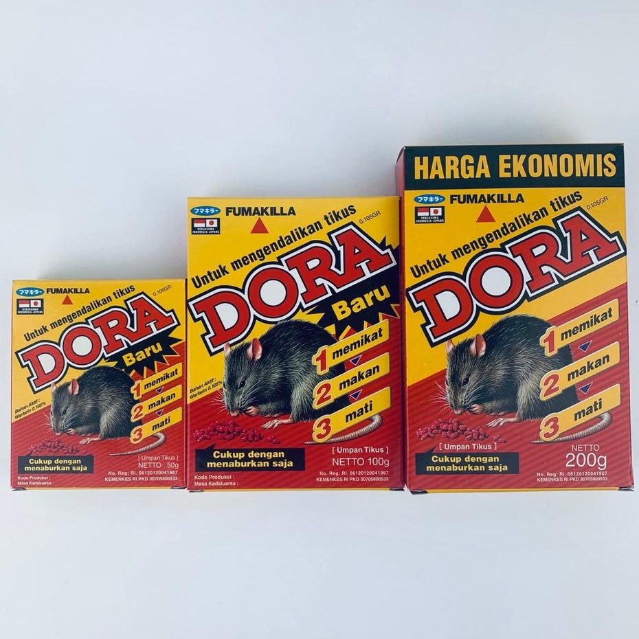 FUMAKILLA DORA RACUN TIKUS 100g/ 200g