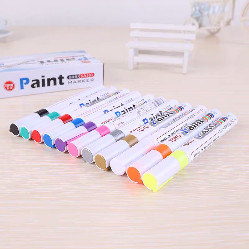 Spidol Warna Spidol Ban TOYO Paint Marker Toyo Original Spidol Nat Keramik Ori