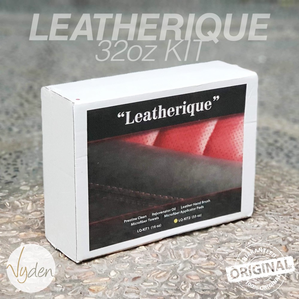 LEATHERIQUE 32 Oz Kit Rejuvenator Dan Prestine Perawatan Kulit Mobil MURAH