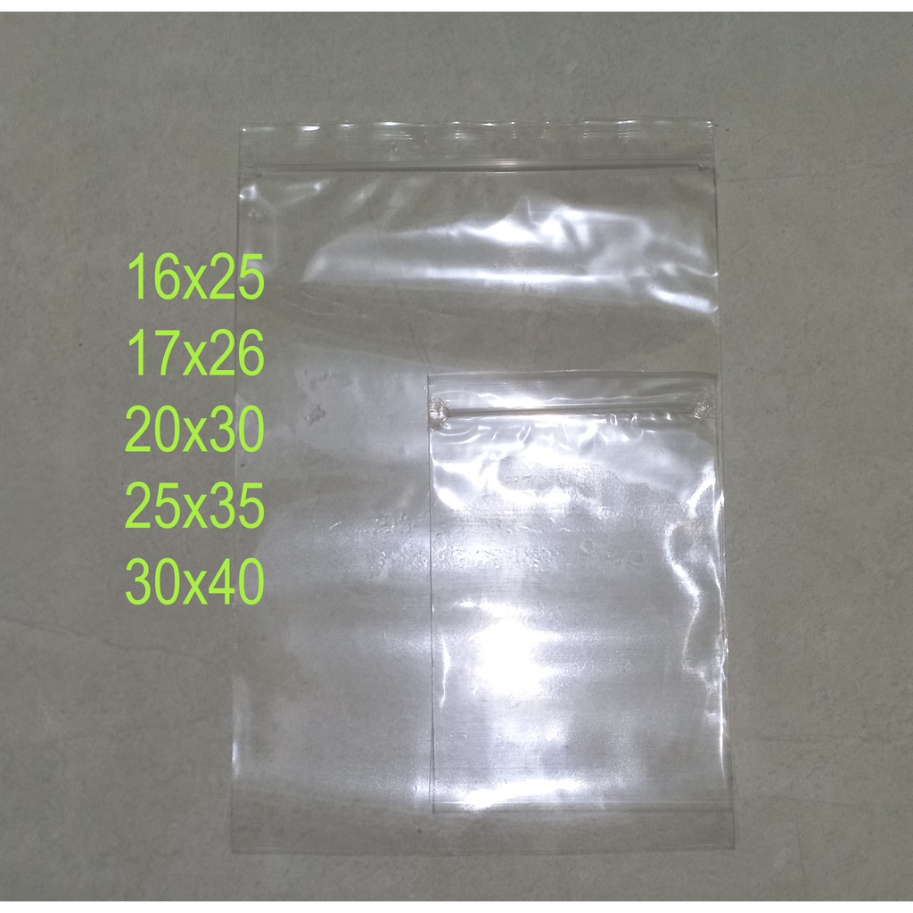 Plastik Klip 10x15 11x17 12x20 14x21,5 16x25 17x26 20x30 25x35 30x40 satuan