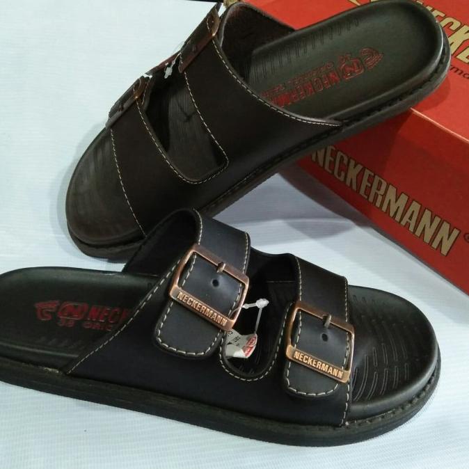 Sandal Casual pria Neckermann Eden-051/Hitam-Coklat