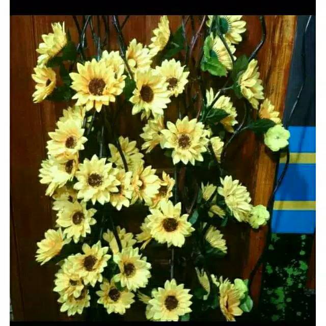 Bambu ulir bunga matahari