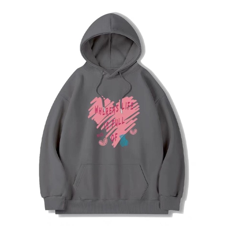 (V1) FULL OF LOVE SKETCH TEDDY BEAR Hoodie Wanita Oversize Outfit Ootd Crewneck Korean Style Fashion Kekinian Model Terbaru Bahan Fleece Tebal Premium Switer Hudie Nge-Mall Switter Hody Lebaran Sweeter Hoody Kuliah Crewnek Krunek Suiter Cewek Remaja Korea-BURGUNDY (TANAH)