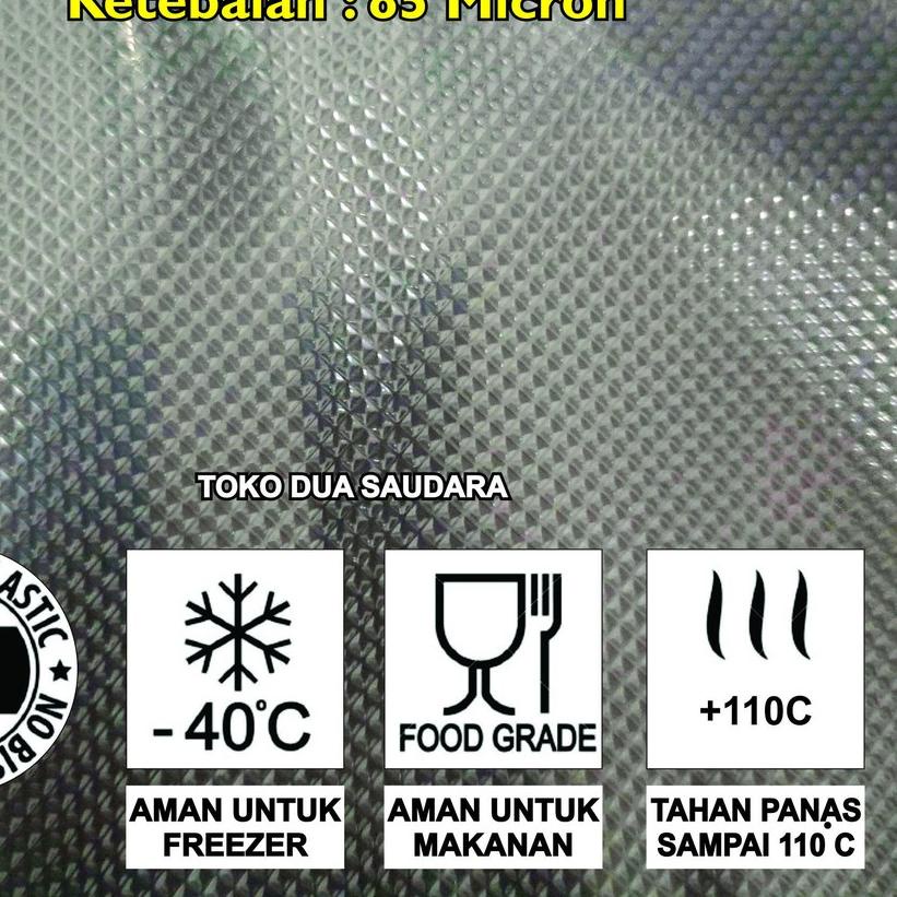 

15x25 Plastic vacuum bag emboss 50pcs / plastik vakum sealer / plastik vakum makanan / vacuum sealer