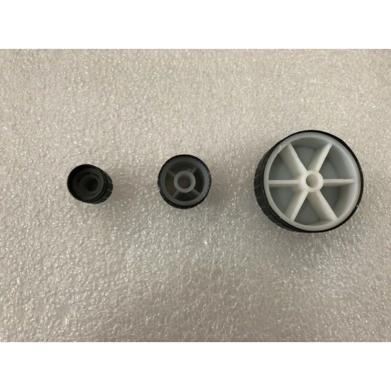 Knop Potensio Alumunium hitam 14mm
