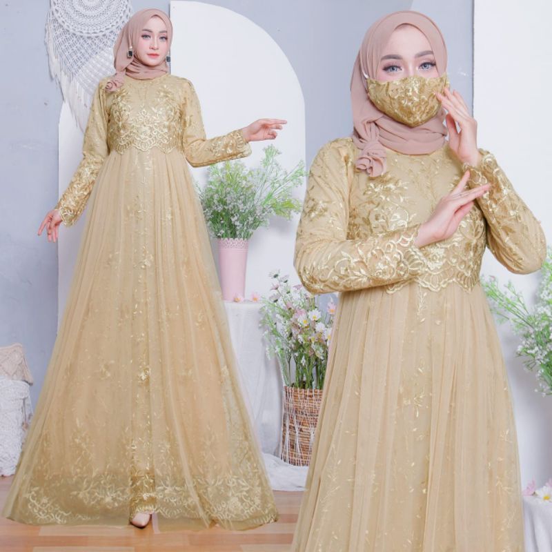 GAMIS LEBARAN MODERN//FASHION MUSLIM//BAJU GAMIS //GAMIS PESTA SERAGAM