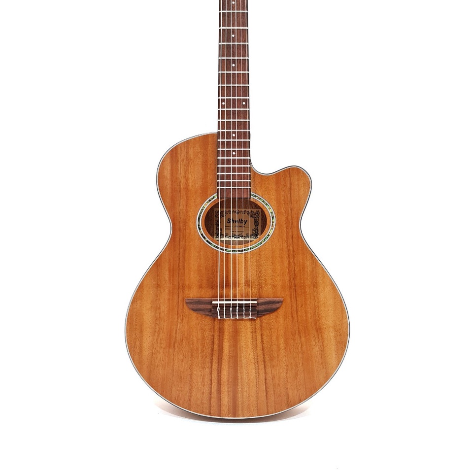 Gitar Classic Merk Shelby Original Tipe CGC-38Z NS Koa Wood Slim Senar String Trusrod Jakarta