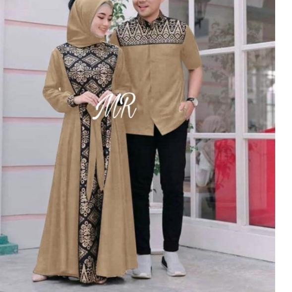 ◄ Gamis Batik Kombinasi Polos Terbaru 2022 Modern Couple Baju Muslim Pasangan Berkualitas Murah Busa