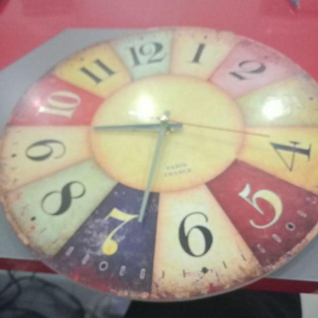 117 Jam Dinding Unik Retro Hiasan Interior Motif Plate Vintage Pelengkap Nuansa Klasik