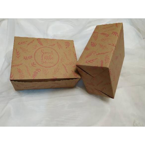 

G00இ box 12x12x7 dan 12x15x7 kue , kotak gift vintage retro bahan brown kraft Bérkualitaz